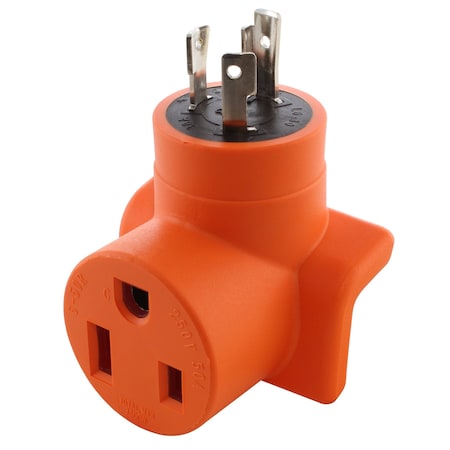 Ac Works Plug Adapter, 6-50R, L6-30P, 6-50P, L6-30P, 0 ft., Orange WDL630650